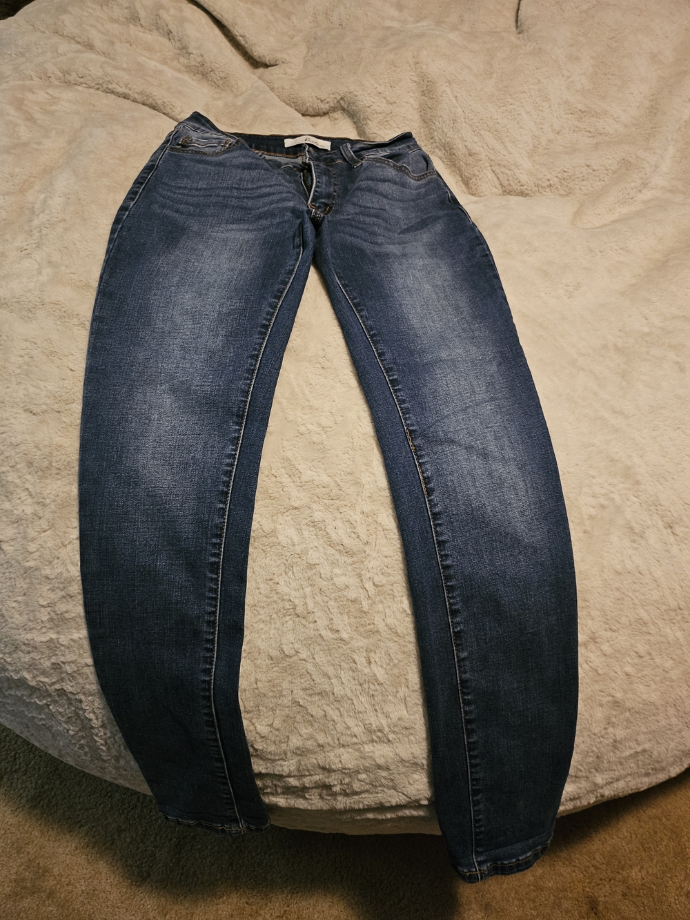 Kancan Women’s Dark Blue Stretch Jeans - Skinny